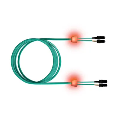 FO LED Patch Cord Premium, Duplex, SCD/SCD, G50/125 OM3, 2m