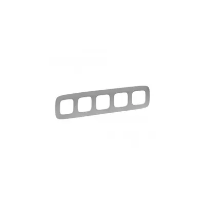 Placa Valena Allure - 5 module - aluminiu