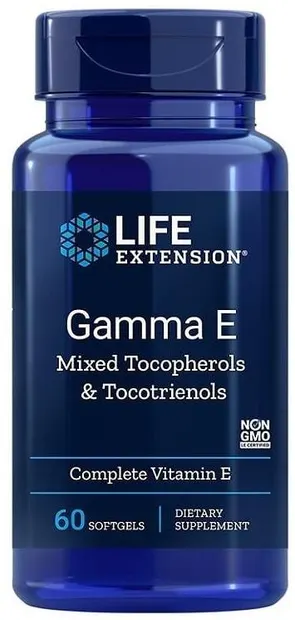 Gamma E Tocopherolii și Tocotrienolii Mixte, 60 capsule moi, Life Extension