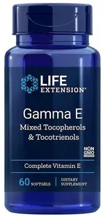 Gamma E Tocopherolii și Tocotrienolii Mixte, 60 capsule moi, Life Extension