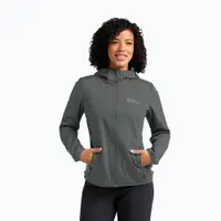 Geacă softshell damă Jack Wolfskin Windhain Hoody