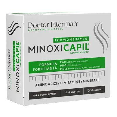 Minoxicapil, 30 capsule, Doctor Fiterman
