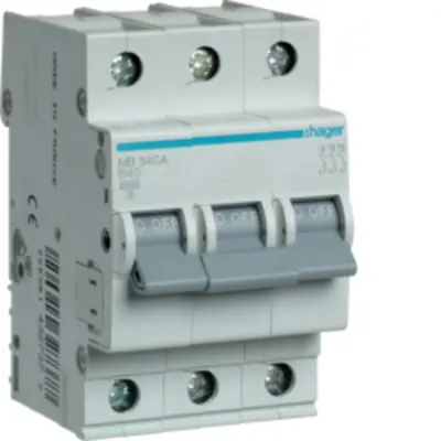 Disjunctor 3P, 40A, 6kA, B, 3M