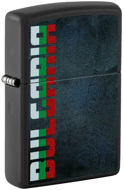 Brichetă Zippo Bulgarian Motifs - Bulgaria, negru