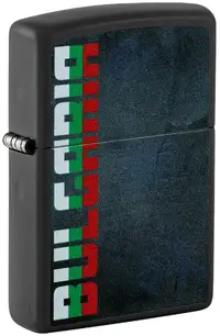Brichetă Zippo Bulgarian Motifs - Bulgaria, negru