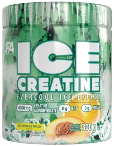 Ice Creatine Monohydrate, icy citrus & peach, 300 g, FA Nutrition