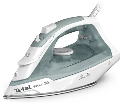 Fier de călcat cu aburi Tefal - Virtuo, FV2C42E0, 2000 W, 120 g/min, eucalipt/alb