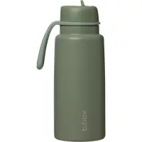 b.box Insulated Flip Top Bottle sticlă termos Olive 1 buc