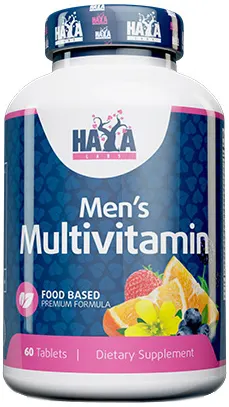 Men's Multivitamin Food Based, 60 tablete, Haya Labs