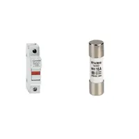 Pachet de Protectie Esentiala pentru Circuite Electrice: Soclu Siguranta Fuzibila 10x38 1P 32A + Siguranta Fuzibila 10x38 10A