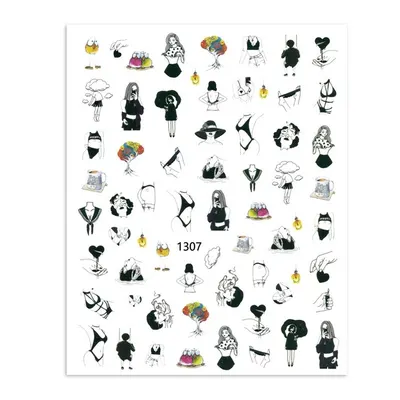 Sticker Unghii - Jo 1307