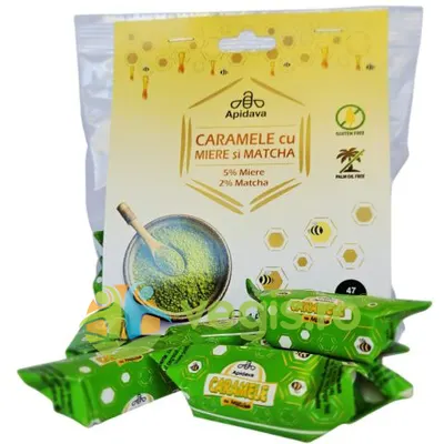 Caramele cu Miere si Matcha 150g