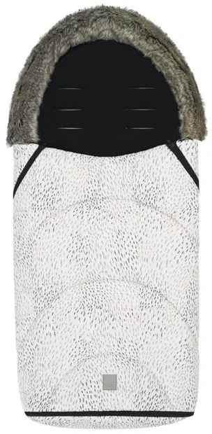 Sac pentru cărucior KikkaBoo - Trendy Memphis, White