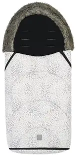 Sac pentru cărucior KikkaBoo - Trendy Memphis, White