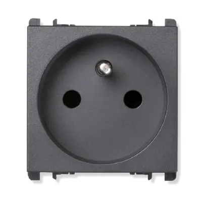 nea - Priza 2P+T 16A Franceza Antracit