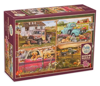 Puzzle Cobble Hill din 2000 de piese - Dog Live