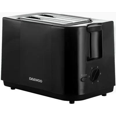 Prajitor de paine Daewoo DBT40, Putere 750 W, Tava frimituri, Negru