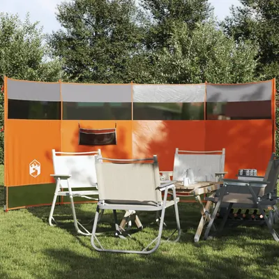 Gossi paravan de camping, portocaliu, 366x152x152 cm, impermeabil