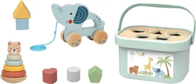 Set de joaca 3 in 1 Tooky Toy - 14 piese