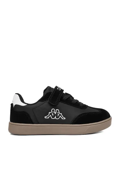 Pantofi copii - velcro - negru - textil