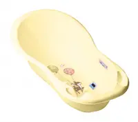 Cadita Tega Baby Forest 102 cm cu senzor de temperatura Galben