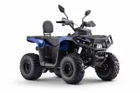 Atv Asix Gladiator 110cc,roti 8 inch,1+1vit,albastru-portocaliu