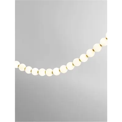 Lampa suspendata PERLA Triac Dimabil Auriu Metal & Opal Sticla LED 109 Wat 220-240 Volt 9732Lm 3000K IP20