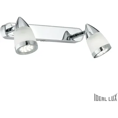 Aplica Faro 2 becuri, dulie GU10, L:280 mm, H:60 mm, Crom
