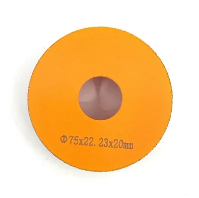 Freza diamantata pentru profilare granit, marmura, gresie Profil Semicerc Full Bullnose exterior, R-10mm, ∅75x22,23mm - DXDY.FPP.BN20