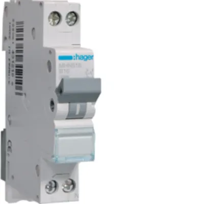 Disjunctor 1P+N, 10A, 4,5kA, B, 1M