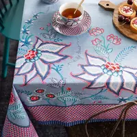 Față de masă, bumbac, colecția Flower Festival Blue, Pip Studio