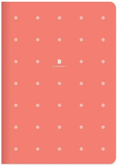 Caiet Keskin Color - Bullet Journal, 80 de coli, punctate, roșii