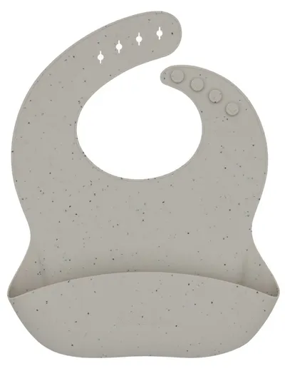 Bavetă din silicon KikkaBoo Platinum Silicone - Sand