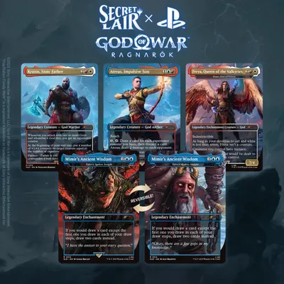 Magic the Gathering: Secret Lair x God of War: Norse (Non-Foil)