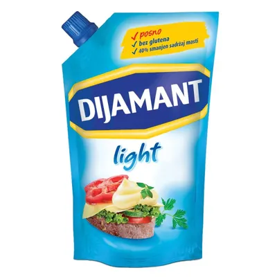 Sos de Maioneza Light fara Ou 30% Grasime, Dijamant, 285 ml