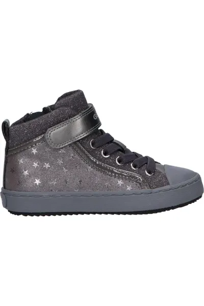 Pantofi Sport Geox Model J Kalispera Girl I Culoare Argint