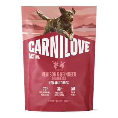 Carnilove Active Dog Dry Venison & Reindeer & Wild Boar Adult All Breeds 1,5 kg
