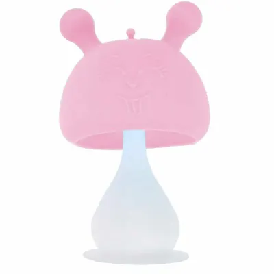 Jucarie de dentitie, Bocioland, Ciupercuta, BPA Free, 0 luni+, Pink