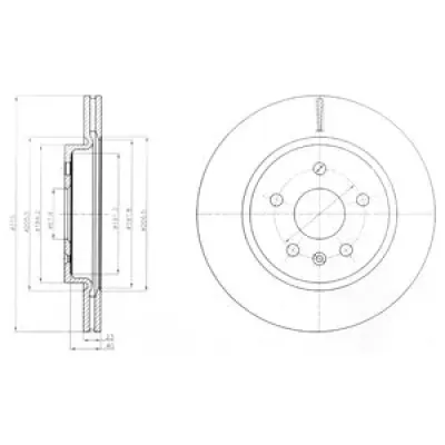 Disc frana DELPHI BG4190