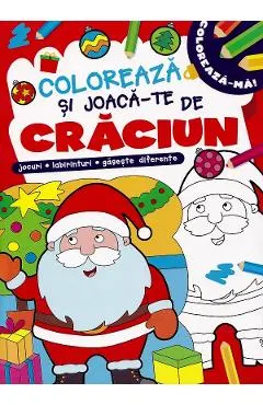 Coloreaza si joaca-te de Craciun