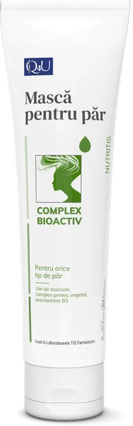 Masca pentru par Q4U, 150ml, Tis Farmaceutic