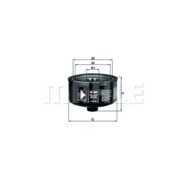 Filtru ulei MAHLE ORIGINAL OC 404
