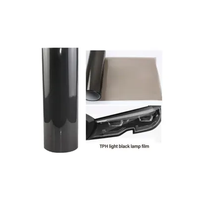 Folie protectie faruri stopuri TPH Light Black 70% VLT Premium 60x60 cm regenerare Cod: LM-TPH04