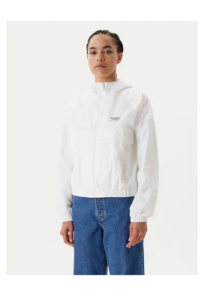 Geaca de vant pentru femei ecru