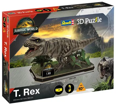 3D Puzzle Revell din 45 piese - Tiranozaur Rex