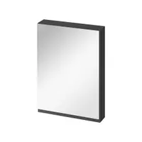 Dulap suspendat cu oglinda Cersanit Moduo, 60 cm, antracit