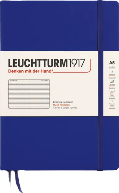 Caiet Leuchtturm1917 New Colours - A5, liniat, Ink
