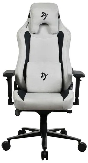 Scaun gaming Arozzi - Vernazza Supersoft, gri deschis