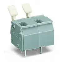 PCB terminal block; finger-operated levers; 2.5 mm²; Pin spacing 10/10.16 mm; 7-pole; CAGE CLAMP®; commoning option; 2,50 mm²; gray