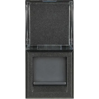Priza RJ 45 Axolute - Cat. 6 - STP - Antracit - 1 modul
